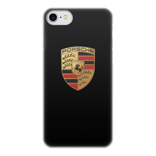 Заказать чехол для iPhone 7/7 Plus в Москве. Чехол для iPhone 7, объёмная печать Porsche от DESIGNER   - готовые дизайны и нанесение принтов.