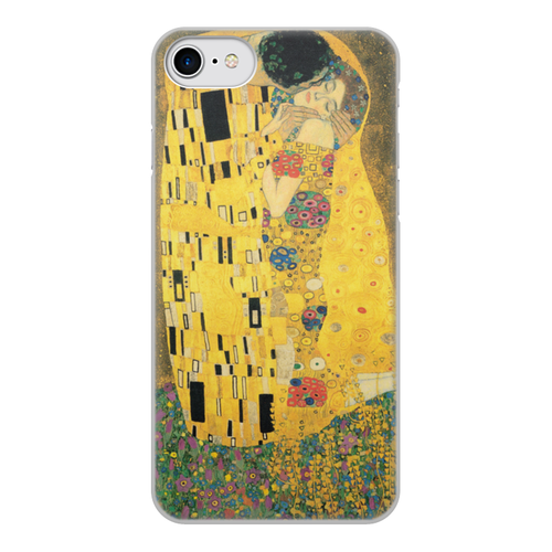 Заказать чехол для iPhone 7/7 Plus в Москве. Чехол для iPhone 7, объёмная печать Поцелуй (картина Климта) от trend - готовые дизайны и нанесение принтов.