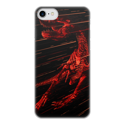 Заказать чехол для iPhone 7/7 Plus в Москве. Чехол для iPhone 7, объёмная печать Вымирание динозавра от ISliM - готовые дизайны и нанесение принтов.
