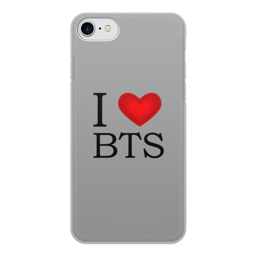 Заказать чехол для iPhone 7/7 Plus в Москве. Чехол для iPhone 7, объёмная печать I love BTS от THE_NISE  - готовые дизайны и нанесение принтов.