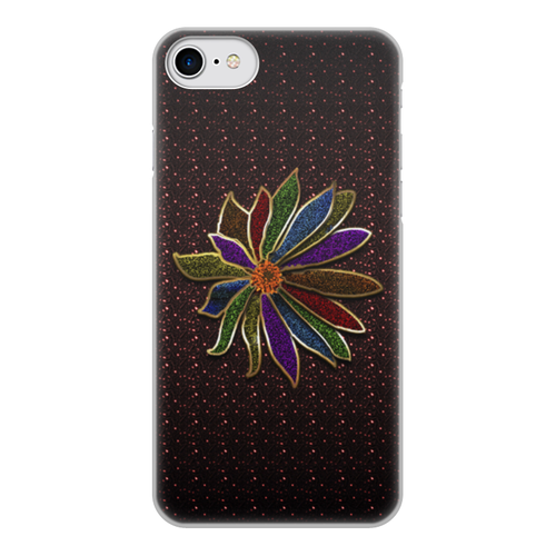 Заказать чехол для iPhone 7/7 Plus в Москве. Чехол для iPhone 7, объёмная печать Разноцветный цветок от Тари  Танте - готовые дизайны и нанесение принтов.