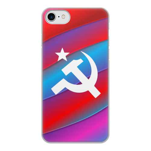 Заказать чехол для iPhone 7/7 Plus в Москве. Чехол для iPhone 7, объёмная печать Советский Союз от THE_NISE  - готовые дизайны и нанесение принтов.