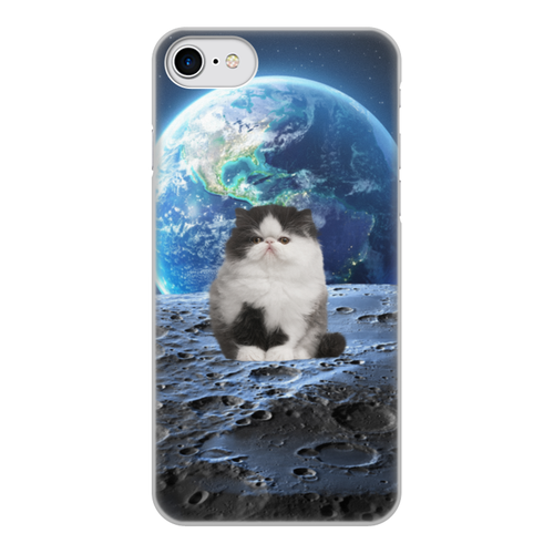 Заказать чехол для iPhone 7/7 Plus в Москве. Чехол для iPhone 7, объёмная печать Кот в космосе от THE_NISE  - готовые дизайны и нанесение принтов.