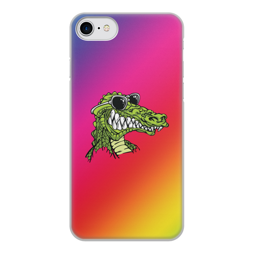 Заказать чехол для iPhone 7/7 Plus в Москве. Чехол для iPhone 7, объёмная печать Крокодил от THE_NISE  - готовые дизайны и нанесение принтов.