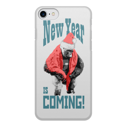 Заказать чехол для iPhone 7/7 Plus в Москве. Чехол для iPhone 7, объёмная печать Новый год идет! от Рустам Юсупов - готовые дизайны и нанесение принтов.