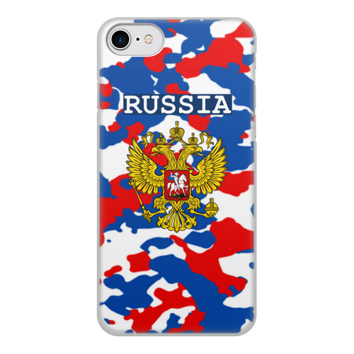 Заказать чехол для iPhone 7/7 Plus в Москве. Чехол для iPhone 7, объёмная печать   Герб России от THE_NISE  - готовые дизайны и нанесение принтов.