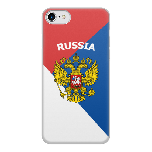 Заказать чехол для iPhone 7/7 Plus в Москве. Чехол для iPhone 7, объёмная печать  Герб России от THE_NISE  - готовые дизайны и нанесение принтов.