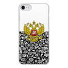 Заказать чехол для iPhone 7/7 Plus в Москве. Чехол для iPhone 7, объёмная печать Цветы и герб от THE_NISE  - готовые дизайны и нанесение принтов.