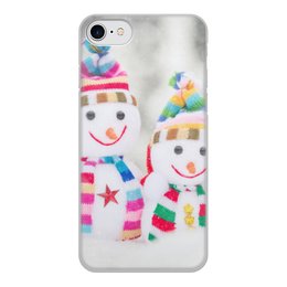 Заказать чехол для iPhone 7/7 Plus в Москве. Чехол для iPhone 7, объёмная печать Снеговик от THE_NISE  - готовые дизайны и нанесение принтов.