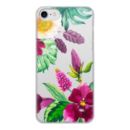 Заказать чехол для iPhone 7/7 Plus в Москве. Чехол для iPhone 7, объёмная печать цветы от Vita Lobas - готовые дизайны и нанесение принтов.