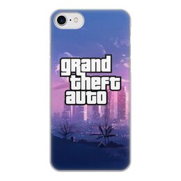 Заказать чехол для iPhone 7/7 Plus в Москве. Чехол для iPhone 7, объёмная печать Grand Theft Auto от THE_NISE  - готовые дизайны и нанесение принтов.