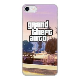 Заказать чехол для iPhone 7/7 Plus в Москве. Чехол для iPhone 7, объёмная печать Grand Theft Auto от THE_NISE  - готовые дизайны и нанесение принтов.