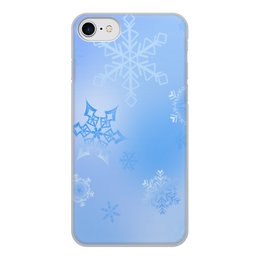 Заказать чехол для iPhone 7/7 Plus в Москве. Чехол для iPhone 7, объёмная печать Снежинки от THE_NISE  - готовые дизайны и нанесение принтов.