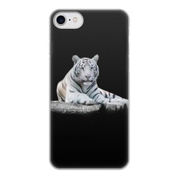 Заказать чехол для iPhone 7/7 Plus в Москве. Чехол для iPhone 7, объёмная печать Белый тигр от THE_NISE  - готовые дизайны и нанесение принтов.