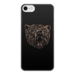 Заказать чехол для iPhone 7/7 Plus в Москве. Чехол для iPhone 7, объёмная печать Пёстрый медведь от ISliM - готовые дизайны и нанесение принтов.