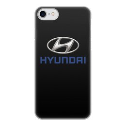 Заказать чехол для iPhone 7/7 Plus в Москве. Чехол для iPhone 7, объёмная печать HYUNDAI от DESIGNER   - готовые дизайны и нанесение принтов.