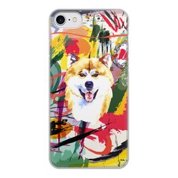 Заказать чехол для iPhone 7/7 Plus в Москве. Чехол для iPhone 7, объёмная печать Собачка от THE_NISE  - готовые дизайны и нанесение принтов.