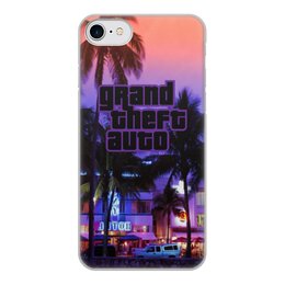 Заказать чехол для iPhone 7/7 Plus в Москве. Чехол для iPhone 7, объёмная печать Grand Theft Auto от THE_NISE  - готовые дизайны и нанесение принтов.