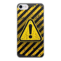 Заказать чехол для iPhone 7/7 Plus в Москве. Чехол для iPhone 7, объёмная печать Опасность от THE_NISE  - готовые дизайны и нанесение принтов.