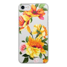 Заказать чехол для iPhone 7/7 Plus в Москве. Чехол для iPhone 7, объёмная печать цветыц от Vita Lobas - готовые дизайны и нанесение принтов.