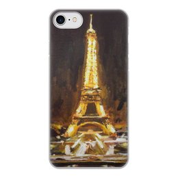 Заказать чехол для iPhone 7/7 Plus в Москве. Чехол для iPhone 7, объёмная печать Париж от @mywave - готовые дизайны и нанесение принтов.