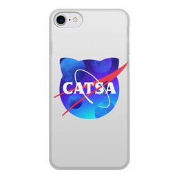 Заказать чехол для iPhone 7/7 Plus в Москве. Чехол для iPhone 7, объёмная печать Catsa от Maria Bobrova - готовые дизайны и нанесение принтов.