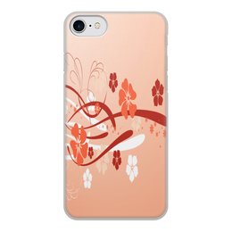 Заказать чехол для iPhone 7/7 Plus в Москве. Чехол для iPhone 7, объёмная печать цветочный узор от THE_NISE  - готовые дизайны и нанесение принтов.