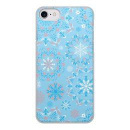 Заказать чехол для iPhone 7/7 Plus в Москве. Чехол для iPhone 7, объёмная печать снежинки от THE_NISE  - готовые дизайны и нанесение принтов.
