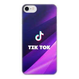 Заказать чехол для iPhone 7/7 Plus в Москве. Чехол для iPhone 7, объёмная печать Tik Tok от THE_NISE  - готовые дизайны и нанесение принтов.