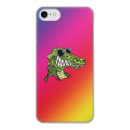 Заказать чехол для iPhone 7/7 Plus в Москве. Чехол для iPhone 7, объёмная печать Крокодил от THE_NISE  - готовые дизайны и нанесение принтов.