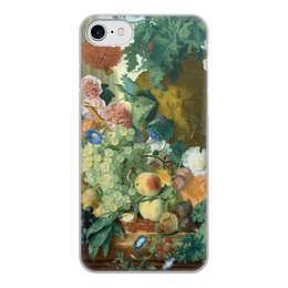 Заказать чехол для iPhone 7/7 Plus в Москве. Чехол для iPhone 7, объёмная печать Фрукты и цветы (Ян ван Хёйсум) от trend - готовые дизайны и нанесение принтов.