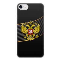 Заказать чехол для iPhone 7/7 Plus в Москве. Чехол для iPhone 7, объёмная печать Герб РФ от THE_NISE  - готовые дизайны и нанесение принтов.