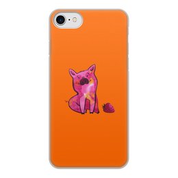 Заказать чехол для iPhone 7/7 Plus в Москве. Чехол для iPhone 7, объёмная печать свинка от THE_NISE  - готовые дизайны и нанесение принтов.