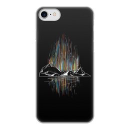 Заказать чехол для iPhone 7/7 Plus в Москве. Чехол для iPhone 7, объёмная печать Неоновые горы от ISliM - готовые дизайны и нанесение принтов.