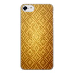 Заказать чехол для iPhone 7/7 Plus в Москве. Чехол для iPhone 7, объёмная печать золотой узор от THE_NISE  - готовые дизайны и нанесение принтов.