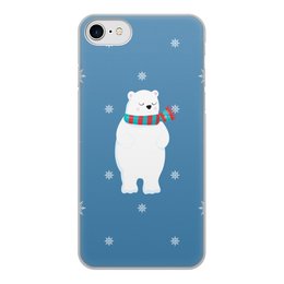Заказать чехол для iPhone 7/7 Plus в Москве. Чехол для iPhone 7, объёмная печать белый медведь от THE_NISE  - готовые дизайны и нанесение принтов.