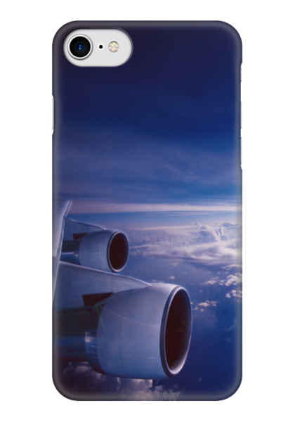 Заказать чехол для iPhone 7/7 Plus в Москве. Чехол для iPhone 7 глянцевый Самолет от flipside - готовые дизайны и нанесение принтов.