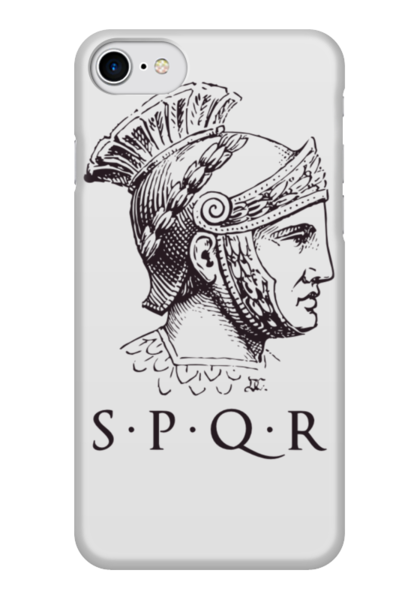 Заказать чехол для iPhone 7/7 Plus в Москве. Чехол для iPhone 7 глянцевый Сенат и граждане Рима от shop-viking - готовые дизайны и нанесение принтов.