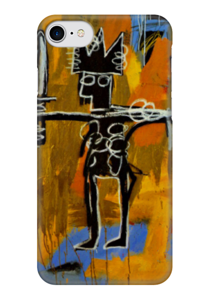 Заказать чехол для iPhone 7/7 Plus в Москве. Чехол для iPhone 7 глянцевый Basquiat от Just kidding - готовые дизайны и нанесение принтов.