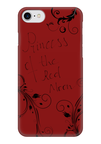 Заказать чехол для iPhone 7/7 Plus в Москве. Чехол для iPhone 7 глянцевый Princess of the Red Moon от nastya500001@mail.ru - готовые дизайны и нанесение принтов.
