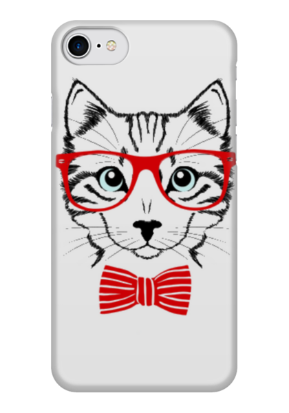 Заказать чехол для iPhone 7/7 Plus в Москве. Чехол для iPhone 7 глянцевый Кошка от YellowCloverShop - готовые дизайны и нанесение принтов.