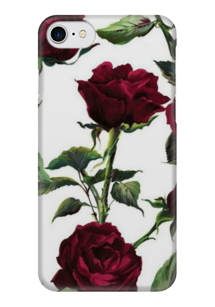 Заказать чехол для iPhone 7/7 Plus в Москве. Чехол для iPhone 7 глянцевый Roses от Анна - готовые дизайны и нанесение принтов.