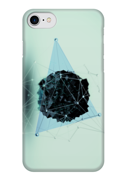 Заказать чехол для iPhone 7/7 Plus в Москве. Чехол для iPhone 7 глянцевый треугольник от annet0897 - готовые дизайны и нанесение принтов.