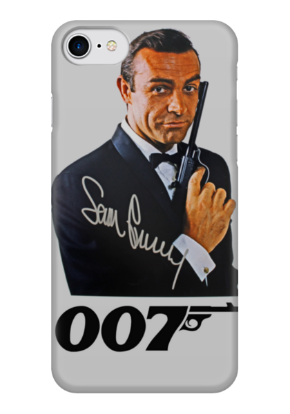 Заказать чехол для iPhone 7/7 Plus в Москве. Чехол для iPhone 7 глянцевый James Bond от Leichenwagen - готовые дизайны и нанесение принтов.