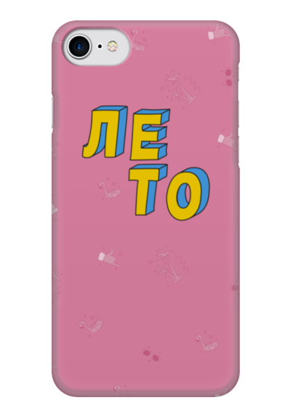 Заказать чехол для iPhone 7/7 Plus в Москве. Чехол для iPhone 7 глянцевый ЛЕТО #ЭтоЛето Роза  от kamal-creations - готовые дизайны и нанесение принтов.