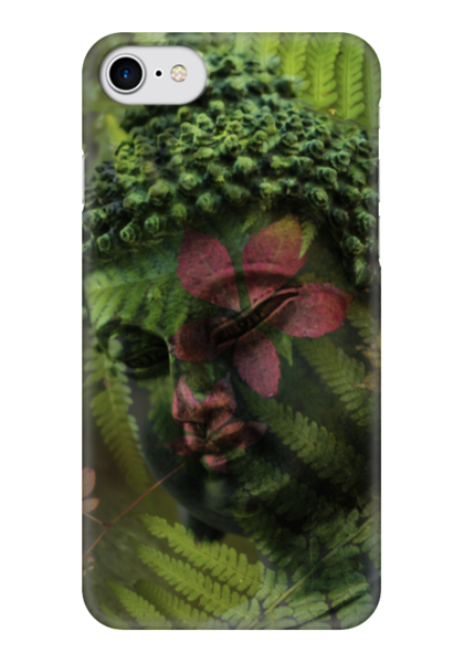 Заказать чехол для iPhone 7/7 Plus в Москве. Чехол для iPhone 7 глянцевый Будда  от Аня Лукьянова - готовые дизайны и нанесение принтов.