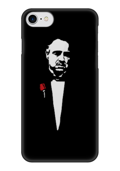 Заказать чехол для iPhone 7/7 Plus в Москве. Чехол для iPhone 7 глянцевый Godfather от Александр - готовые дизайны и нанесение принтов.
