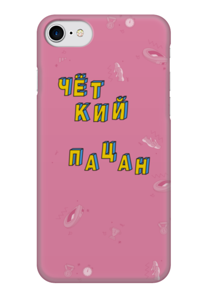 Заказать чехол для iPhone 7/7 Plus в Москве. Чехол для iPhone 7 глянцевый Чёткий пацан #ЭтоЛето Роза  от kamal-creations - готовые дизайны и нанесение принтов.