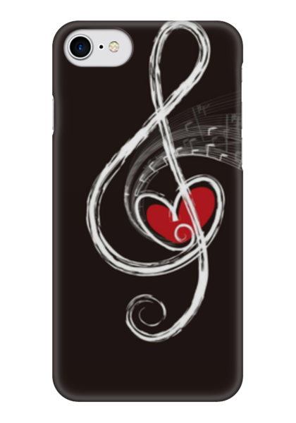 Заказать чехол для iPhone 7/7 Plus в Москве. Чехол для iPhone 7 глянцевый любовь от Яна Добрынина - готовые дизайны и нанесение принтов.