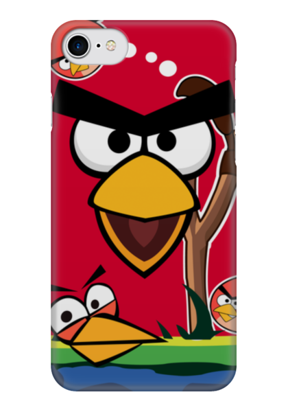 Заказать чехол для iPhone 7/7 Plus в Москве. Чехол для iPhone 7 глянцевый Angry Birds 2 от Сергей Дульнев - готовые дизайны и нанесение принтов.